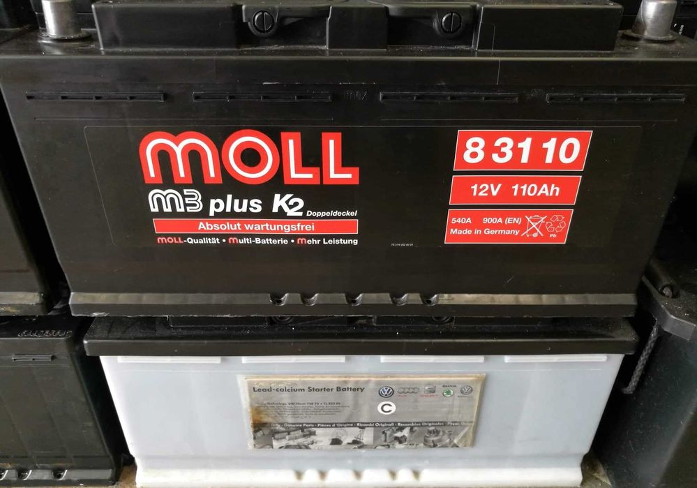 Преоценени Акумулатори (70-95% живот) за автомобили, камиони, трактори