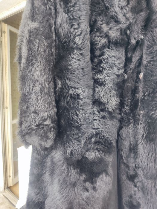 Дамско кожено палто от естествен косъм кожух норка , визон