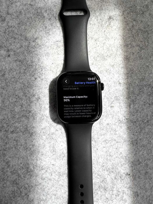 Apple watch Series 10 46mm Jet Black Гаранция 1 г.