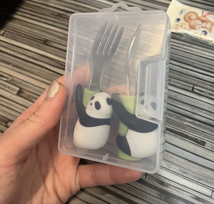 Детски прибори панда