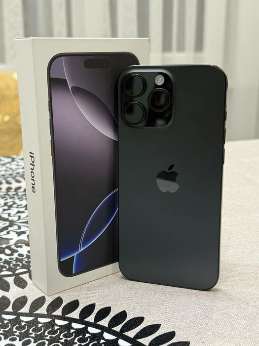 Apple iphone 16 pro max 256 gb Black Titanium