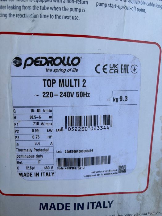 Pompa apa Pedrollo