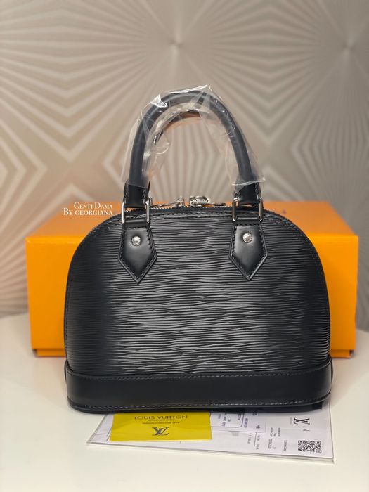 Geanta Louis Vuitton Alma BB Epi Piele Naturala