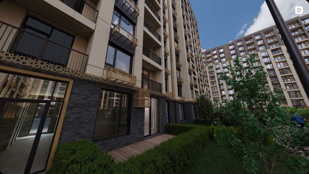 БИЗНЕС! 3-комнатная-65,28 м²! Уста Ширин.  1 кв.м.- 13,5  МЛН.сум (XS)