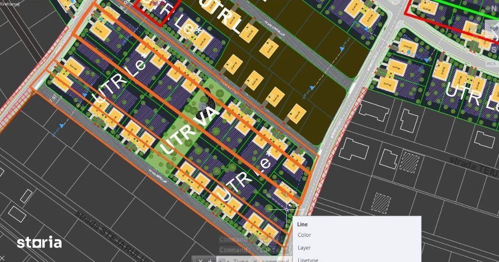 Trei parcele teren intravilan, PUZ, 600 mp, utilitai, Chinteni
