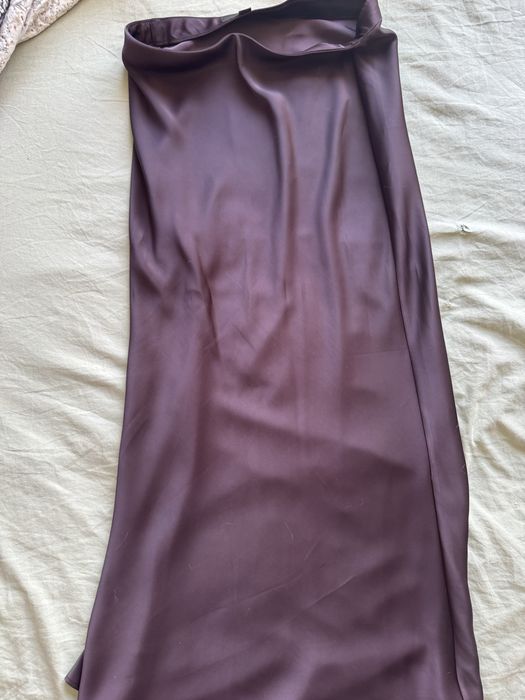 Zara, сатенена (slip skirt стил)