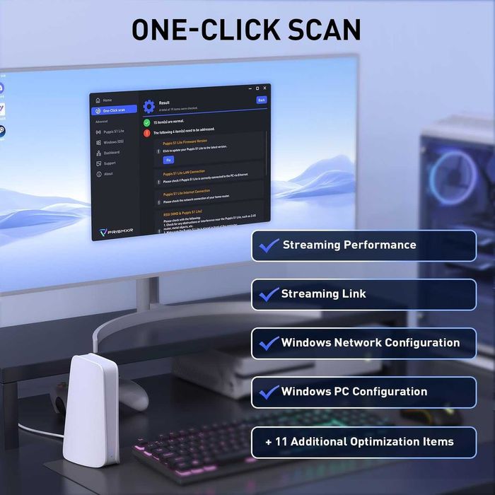 VR рутер PRISMXR Puppis S1 Lite AX1500 WiFi6
