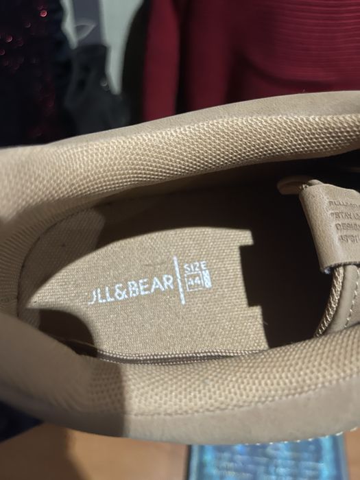 Мъжки кожени спортни обувки Pull and Bear 44