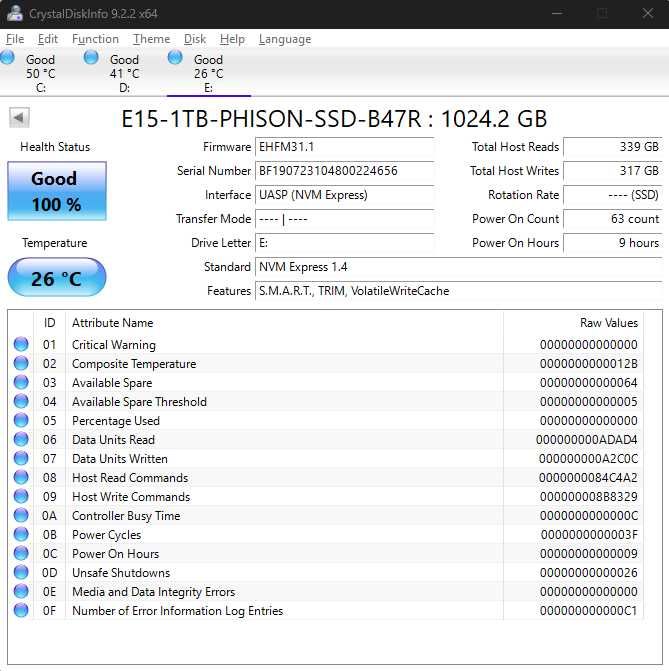 Lacie Seagate Toshiba HDD