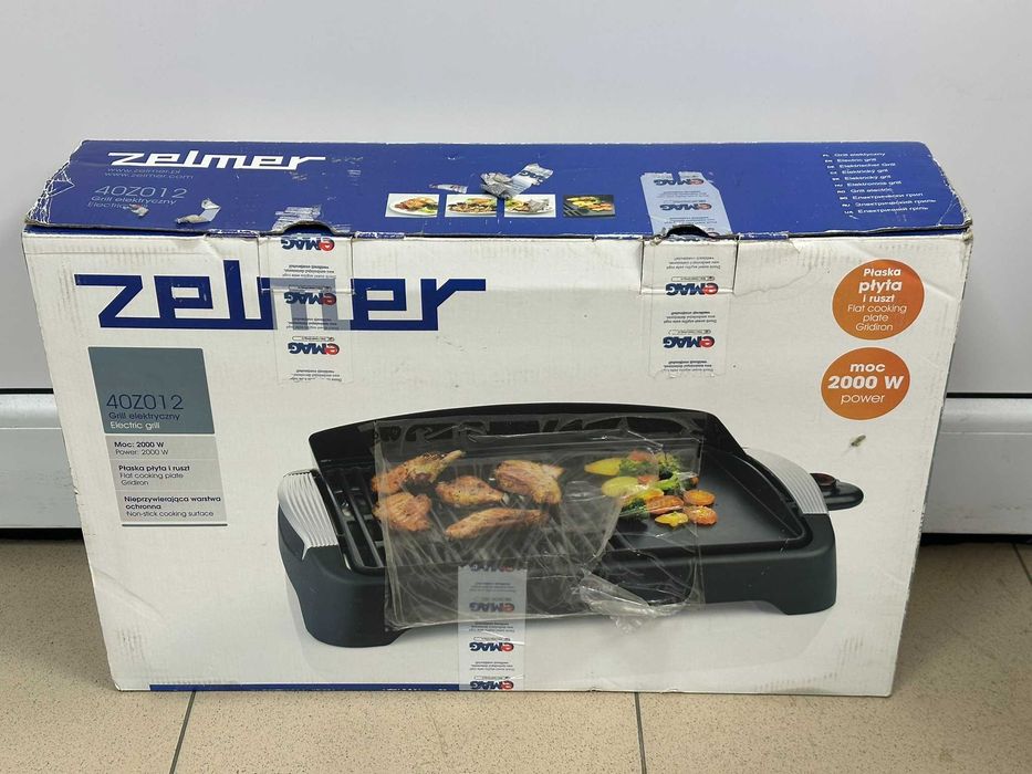 Grill/ Gratar electric Zelmer 40Z012, 2000W