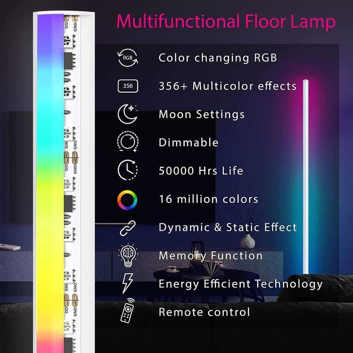 Lampa RGB 140 cm
