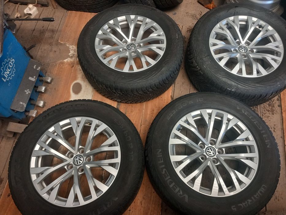 Jante touareg r18 cu anvelope de iarna 255 60 18