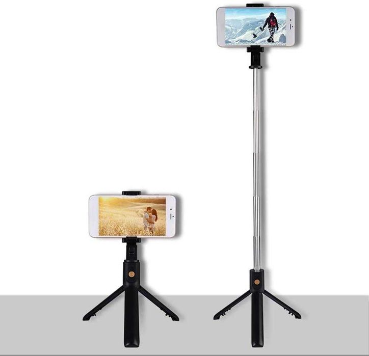 Селфи стик и трипод с дистанционно 2в1 - Atron K07
