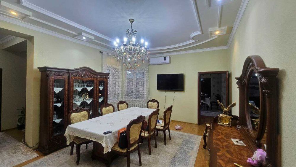 ;Уютный Участок‼️3ком 2соток 121м2 кирпич с ремонтом 8роддом улНукус