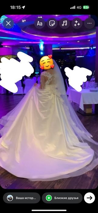 Продам шикарное свадебное платье