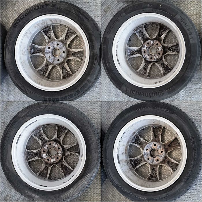 Set 4 Jante Aliaj R17 5x114.3 Nissan Juke / Qashqai / Dimensiune 17x7J (12A)