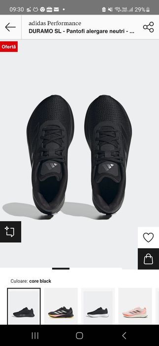 Adidasi running Adidas noi mar 37 negri