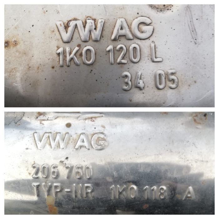 Toba esapament skoda octavia 2 1.9 tdi bkc bjb 1K0120L 1K0118A