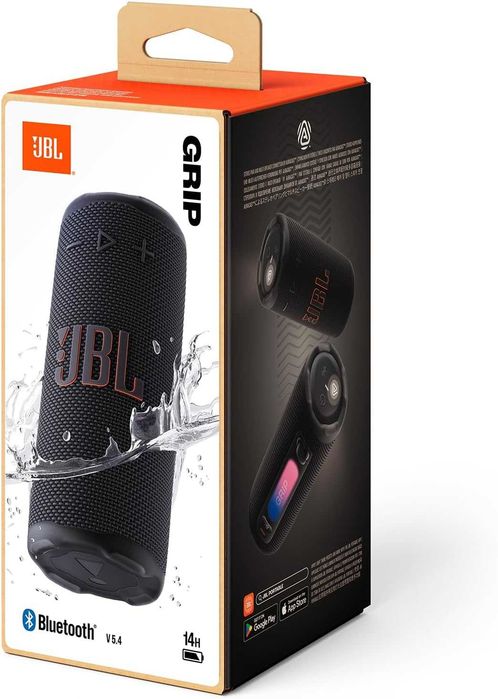 Тонколона JBL Grip, 16W RMS,Bluetooth, черна, до 14 часа време на работа AI Sound
