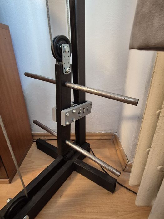 Aparat fitness ramat cu scripeti