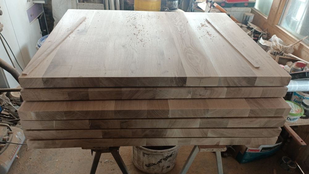 Trepte din lemn masiv