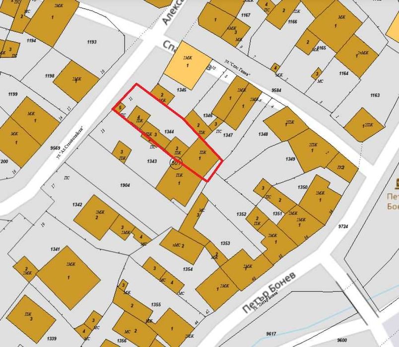 Парцел с постройки гр. Перущица