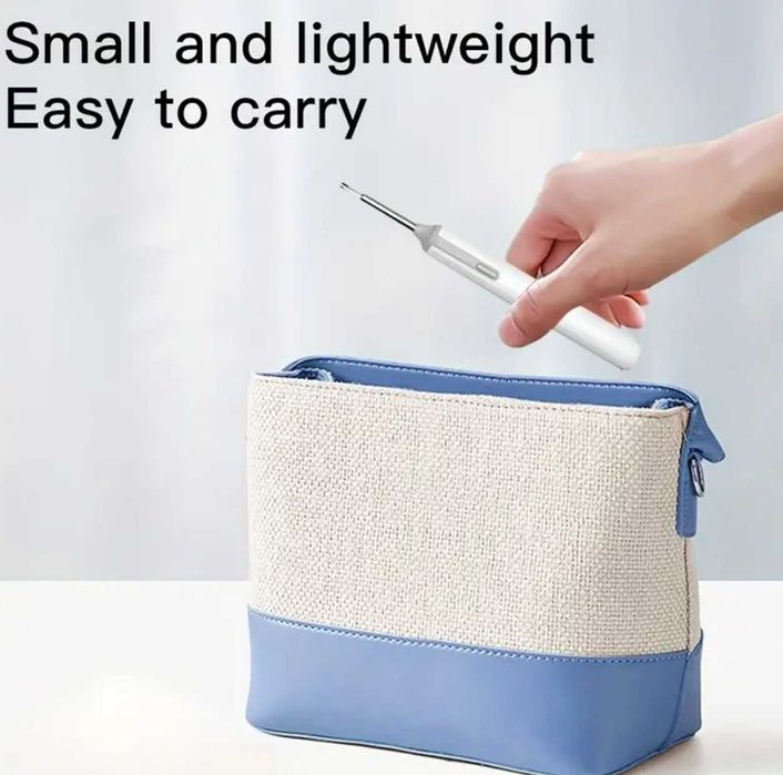 Curățător cerumen urechi, pentru iOS și Android, Calitate HD 1080P.