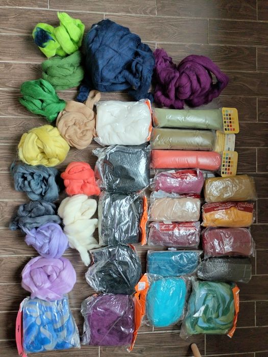 Шерсть для валяния