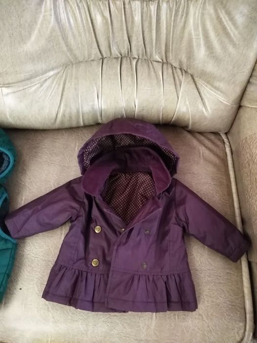 Детски зимна грейка с качулка и непромокаемо олекотено яке