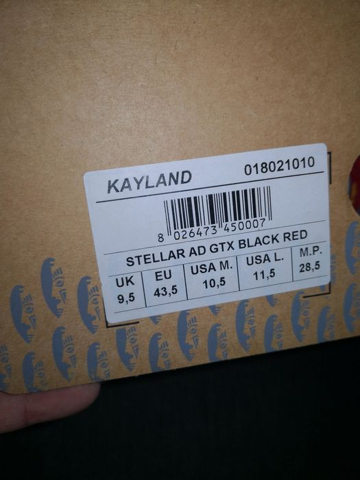 Kayland Stellar ad GTX Black Red