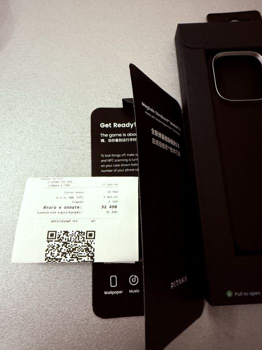 Продам чехол Pitaka на iPhone 16 Pro оригинал черный