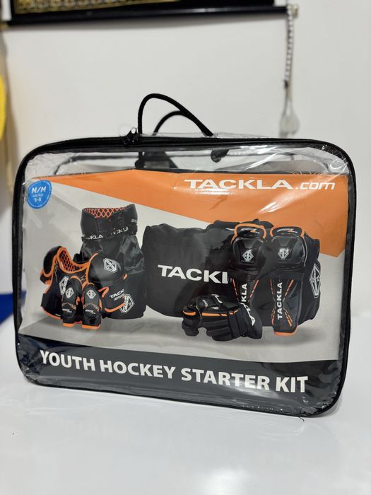 TACKLA брендовое хоккейное защитное снаряжение ,для детей.