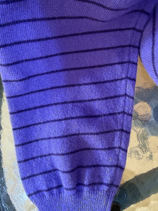 Мъжки пуловер 100% кашмир.Di ADAMO .размер М. цвят лилав