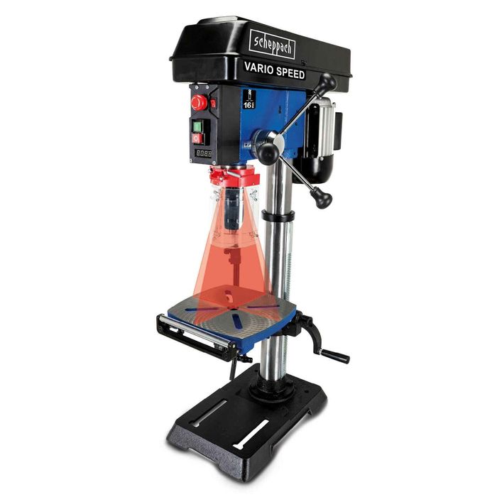 Настолна бормашина Scheppach DP18VARIO 16 mm 550 W