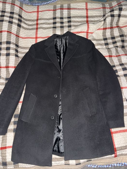 Мужское пальто теплое