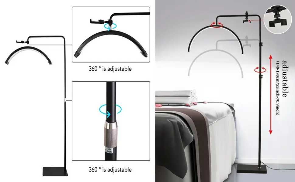 ЛЕД лампа луна/ Козметична лампа за миглопластика,грим,маникюр 20W/40W