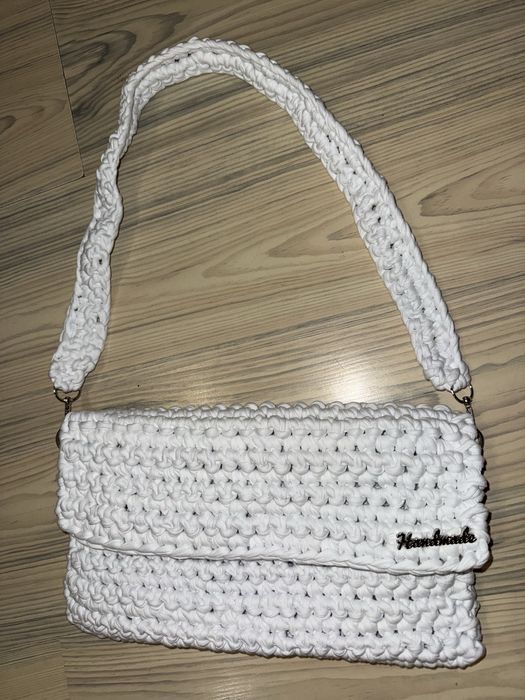 Плетена ня една кука дамска чанта