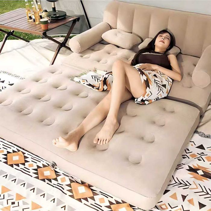 Двоен надуваем матрак с разтегателен диван за спане