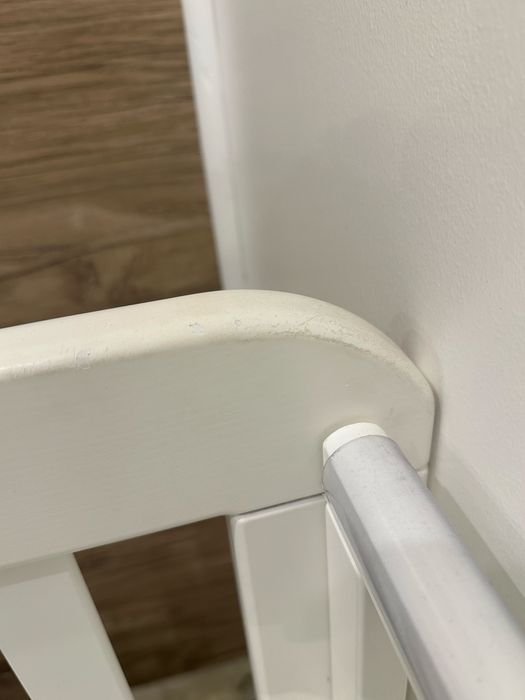 Pătuț copil YappyKids YappyLull – lemn de fag, alb