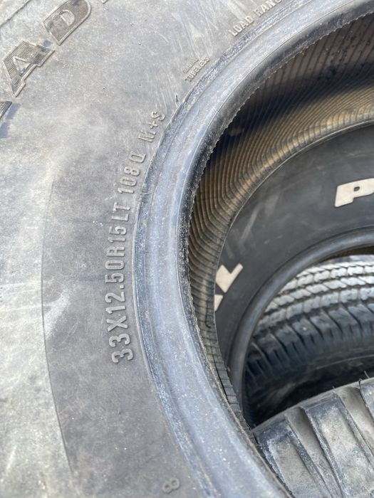 Шины 33*12.5R15LT