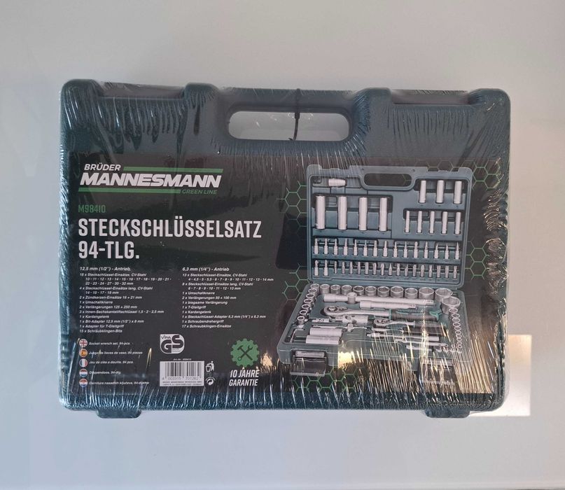 Bruder Mannesmann комплект гедоре 94 части (1/2 и 1/4)