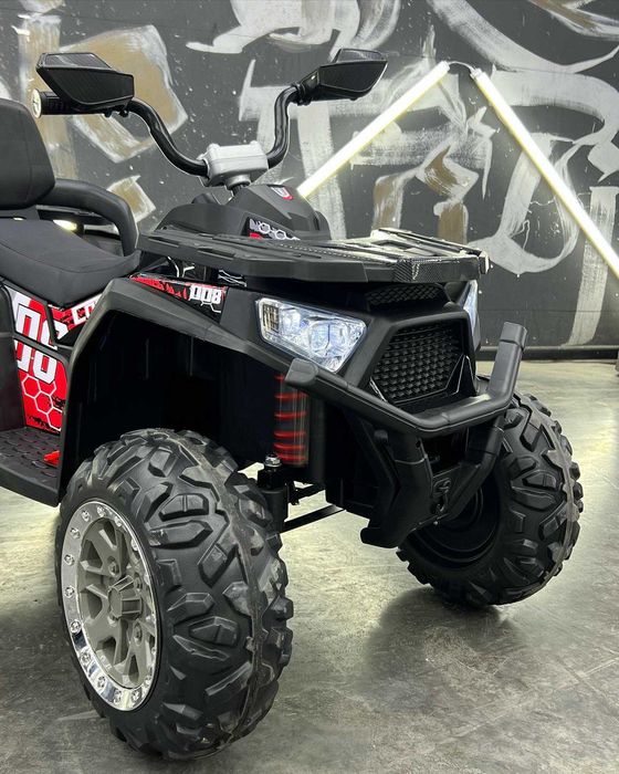 Детский квадроцикл SharX 12V, 4WD, пульт, Bluetooth, музыка