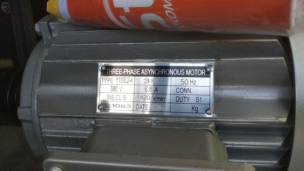 Бетономешалка 500 литров 3000 Ватт, 380 Вольт(3фазы), чугун. фаркоп.