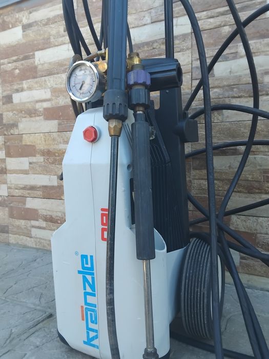 Водоструйка, Kranzle Profi 160bar 220v Керамика Супер Силна  Отпушвате на Канали дълъг маркуч