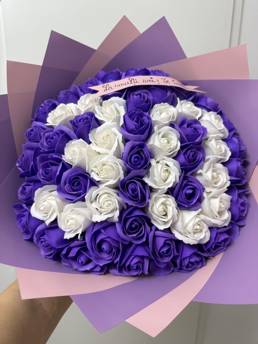 Buchet trandafiri sapun