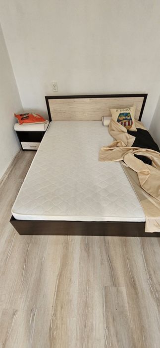 Нова спалня с матрак и шкафчета