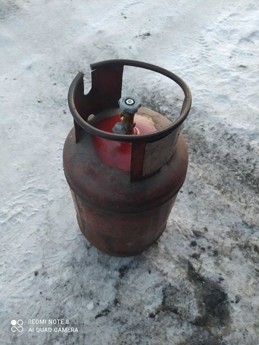 Газовый баллон с вентилем бу 27 литров