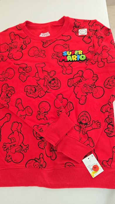 haine copil tricou cu desene rosu mario