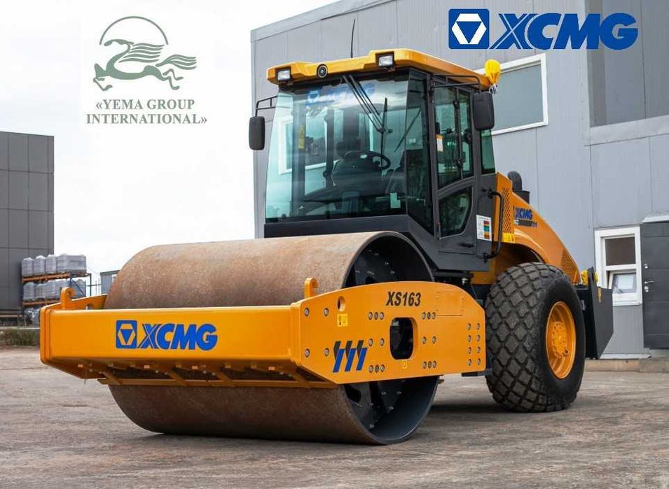 на складе! Одно вальцовый грунтовый виброкаток XCMG XS163j