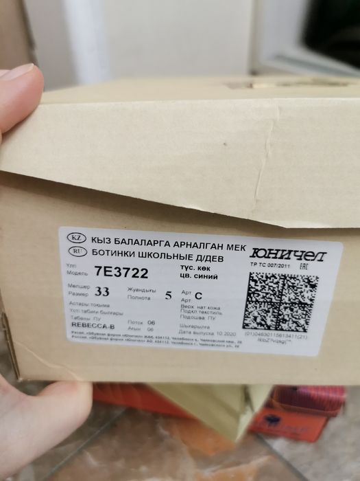 Ботинки демисезонные кожа